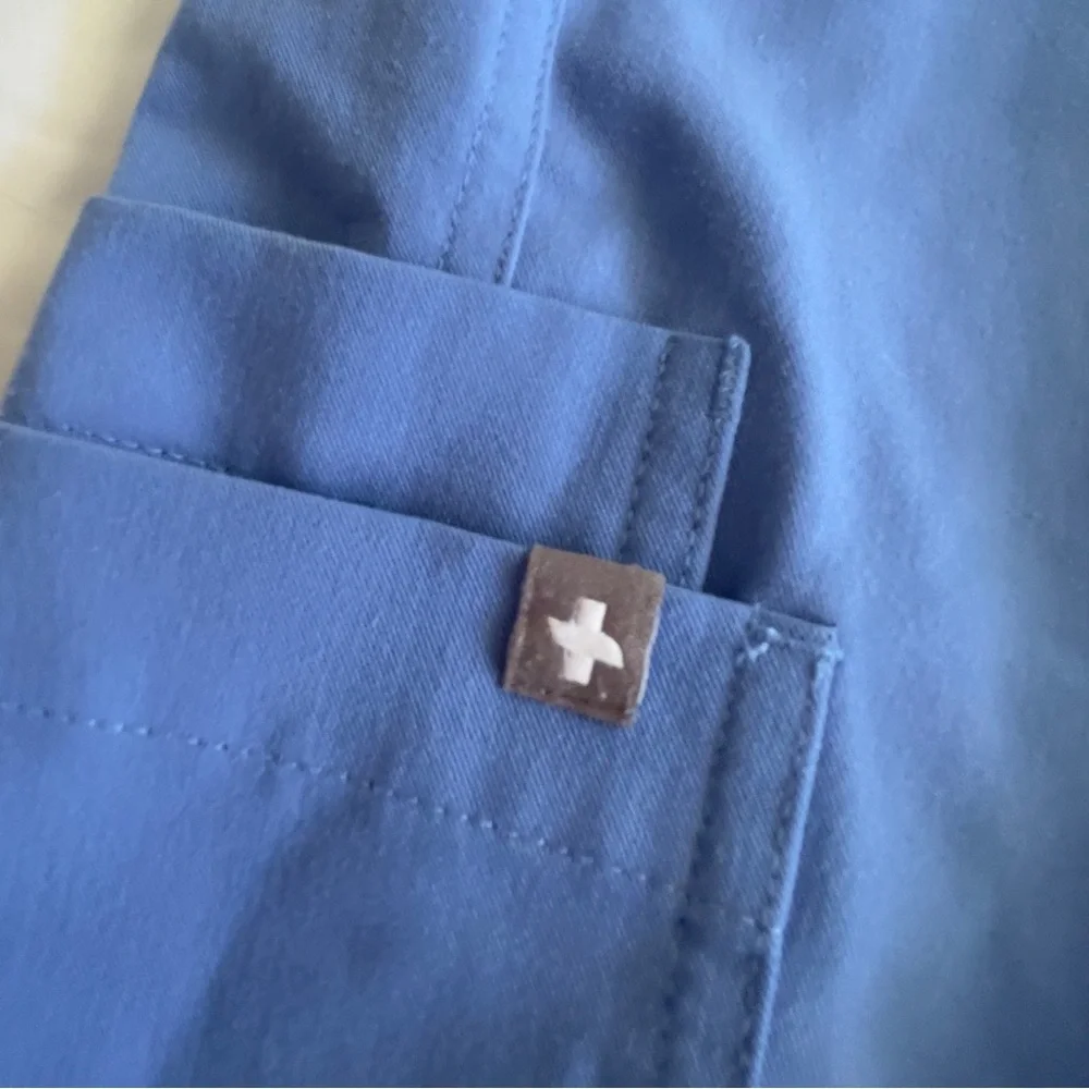 Figs Men's Blue Cargo Medical Scrub Pants